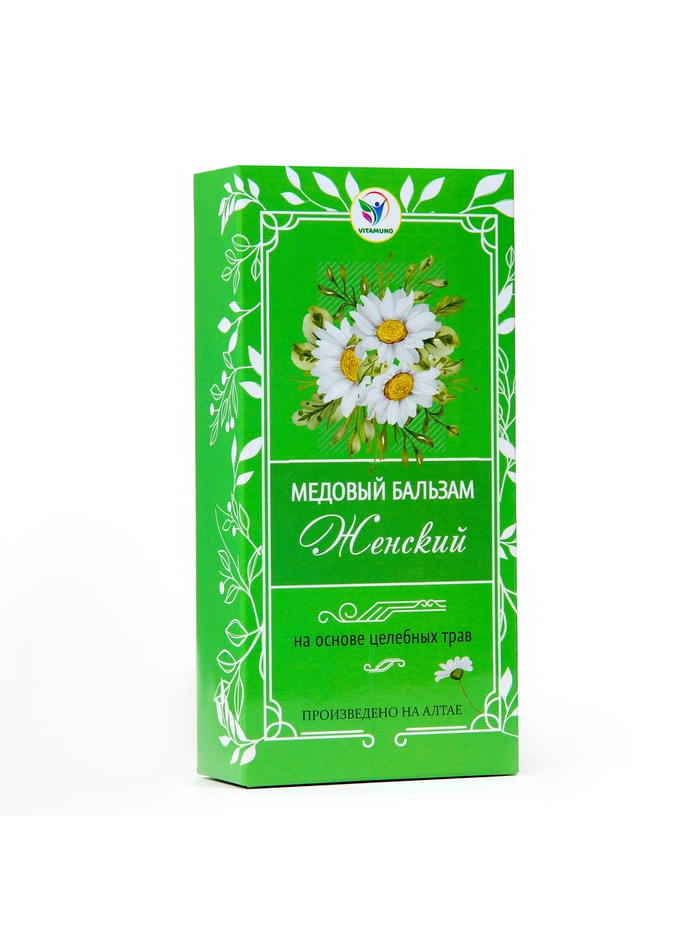 Безалкогольный алтайский медовый бальзам на травах Vitamuno «Женский», 250 мл