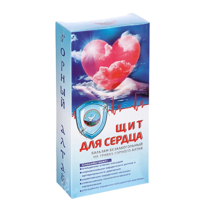 Безалкогольный алтайский бальзам на травах «Щит для сердца», 250 мл