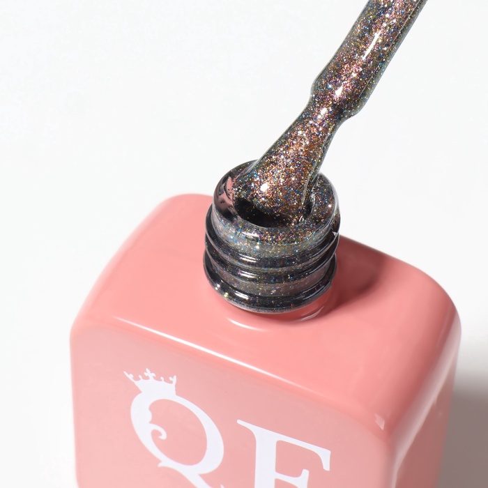 Гель лак для ногтей, кошачий глаз, трехфазный, 10 мл, LED/UV, оранжевый (37)