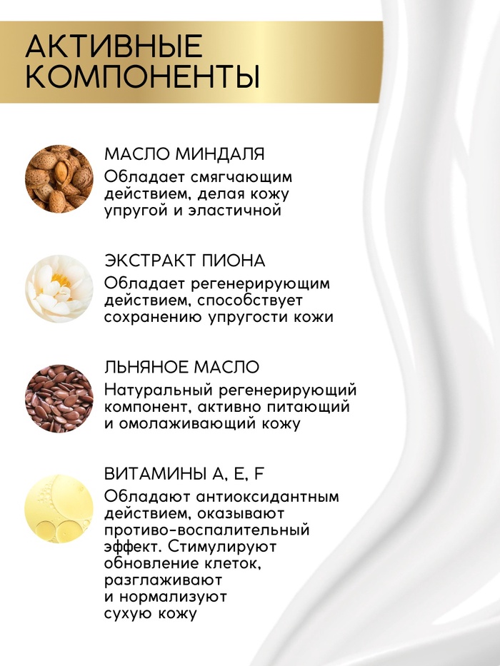 Крем-гель для душа женский «Пион и магнолия», 400 мл, BONAMI