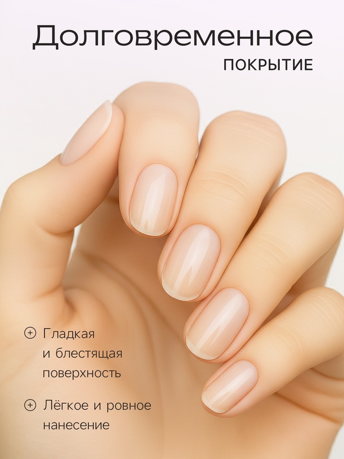 Лак для ногтей Jeanmishel, тон 100, прозрачный, 12 мл