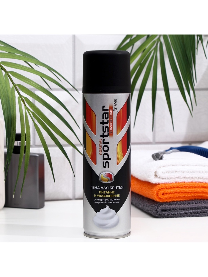 Пена для бритья Sport Star Normal, для нормальной кожи, 200 мл