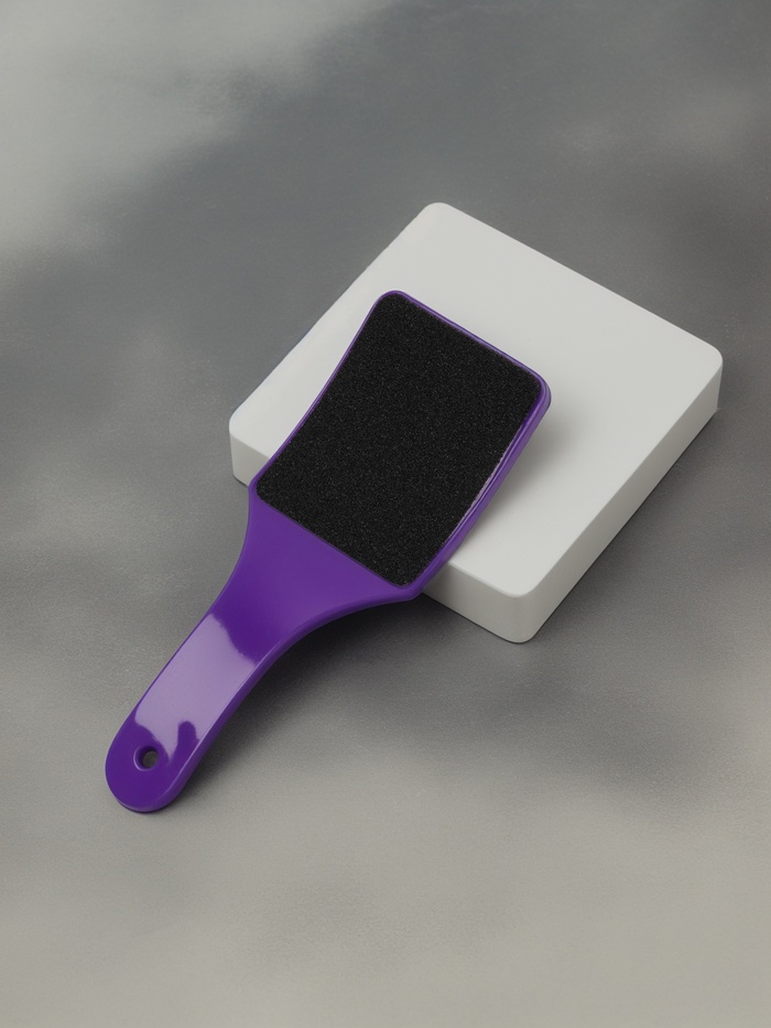 Пилка для пяток, эргономичная, наждачная, двусторонняя, 15 см, МИКС