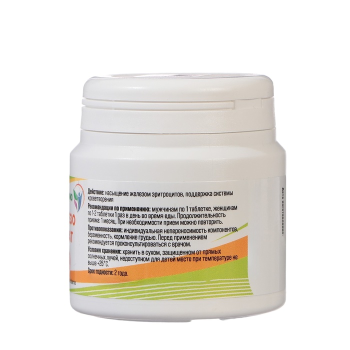 Железо хелат Vitamuno, гемоглобин в норме, 40 таблеток по 250 мг