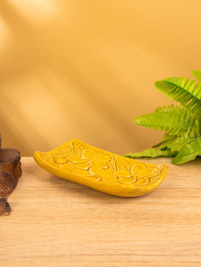 Подставка под благовония «Цветы», 14×8×2.5 см, керамика, МИКС