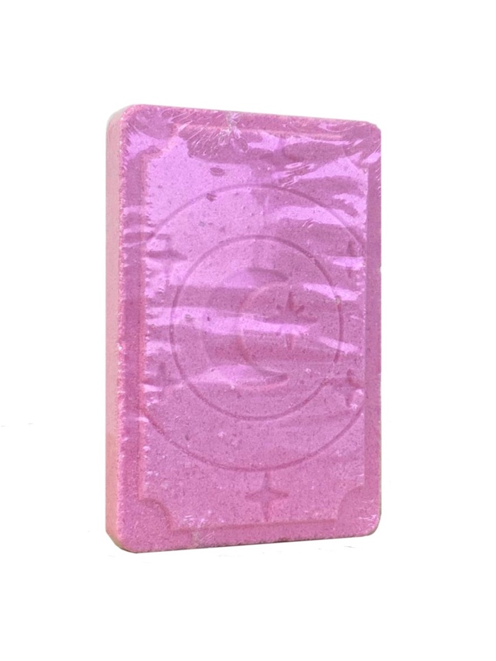 Бомбочка для ванн с картой-предсказанием LUNAR ORACLE розовая, 110 г
