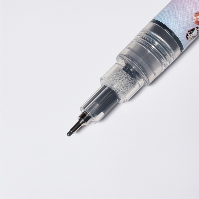 Маркер для дизайна ногтей, тонкий, акриловый, 13.7 см, чёрный