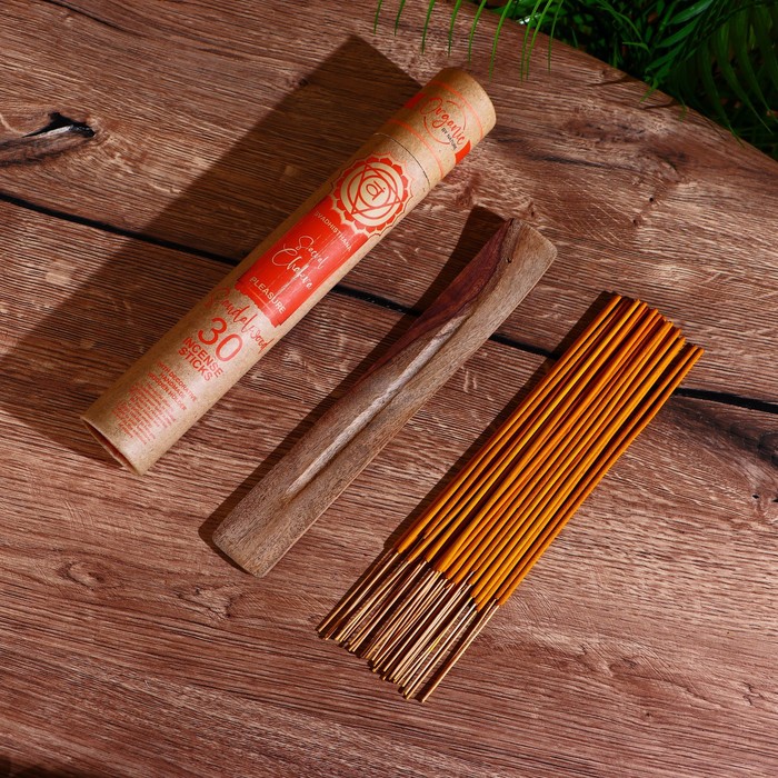 Благовония «Organic. Чакры», аромапалочки, Свадхистана, набор 30 шт., с подставкой