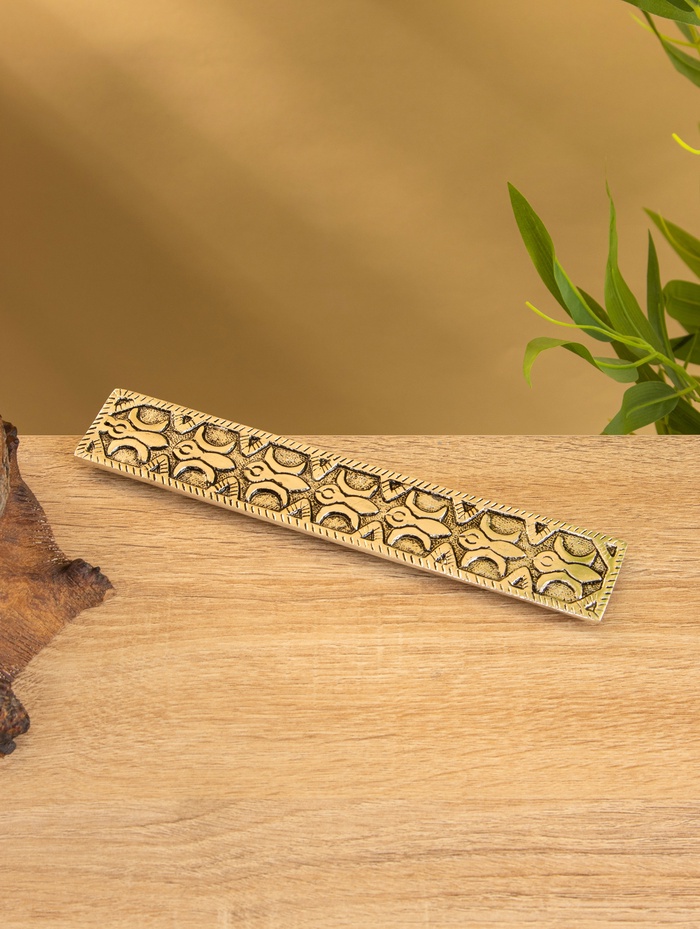 Подставка под благовония «Два полумесяца», 22 см, алюминий