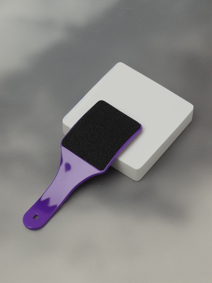 Пилка для пяток, эргономичная, наждачная, двусторонняя, 15 см, МИКС