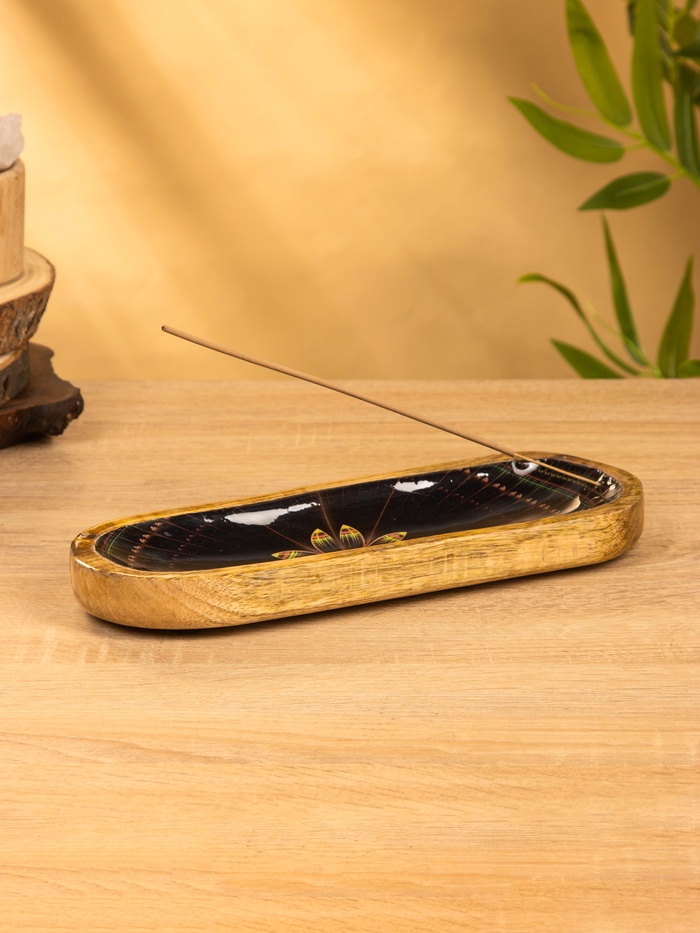 Подставка под благовония «Хинди», 28×10×3 см, манговое дерево