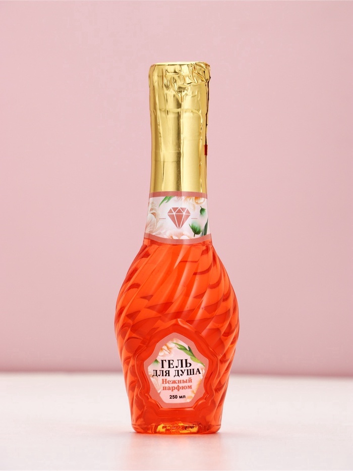 Подарочный набор: гель для душа мондоро и свеча, аромат нежный парфюм, Чистое Счастье