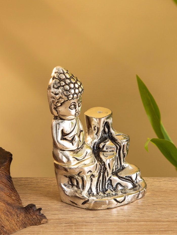 Подставка под благовония «Будда Намасте», 7×6×11 см, алюминий