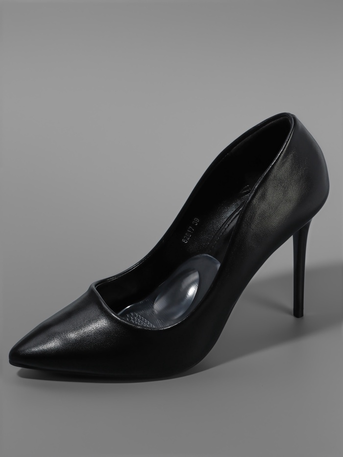 Полустельки для обуви, с протектором, на клеевой основе, силиконовые, 10.5×6.5 см, пара, прозрачные