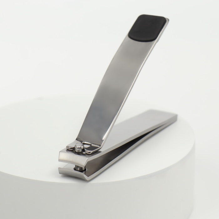 Кусачки книпсер педикюрные, 9 см, прорезиненная ручка