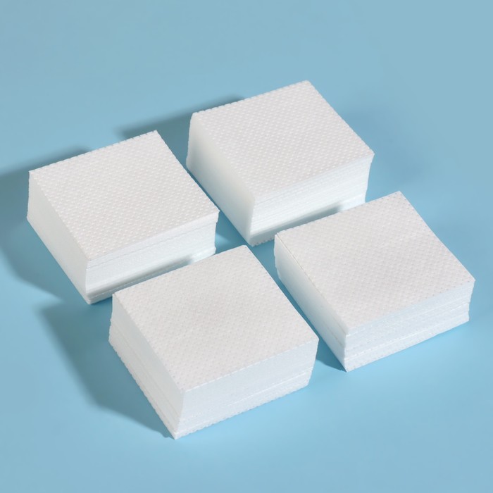 Салфетки для маникюра, безворсовые, с перфорацией, 250 шт., 5×5 см