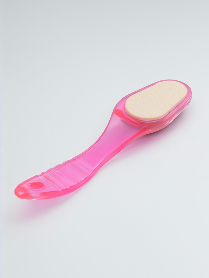 Пилка для пяток, камень/пемза, двусторонняя, 20 см, МИКС