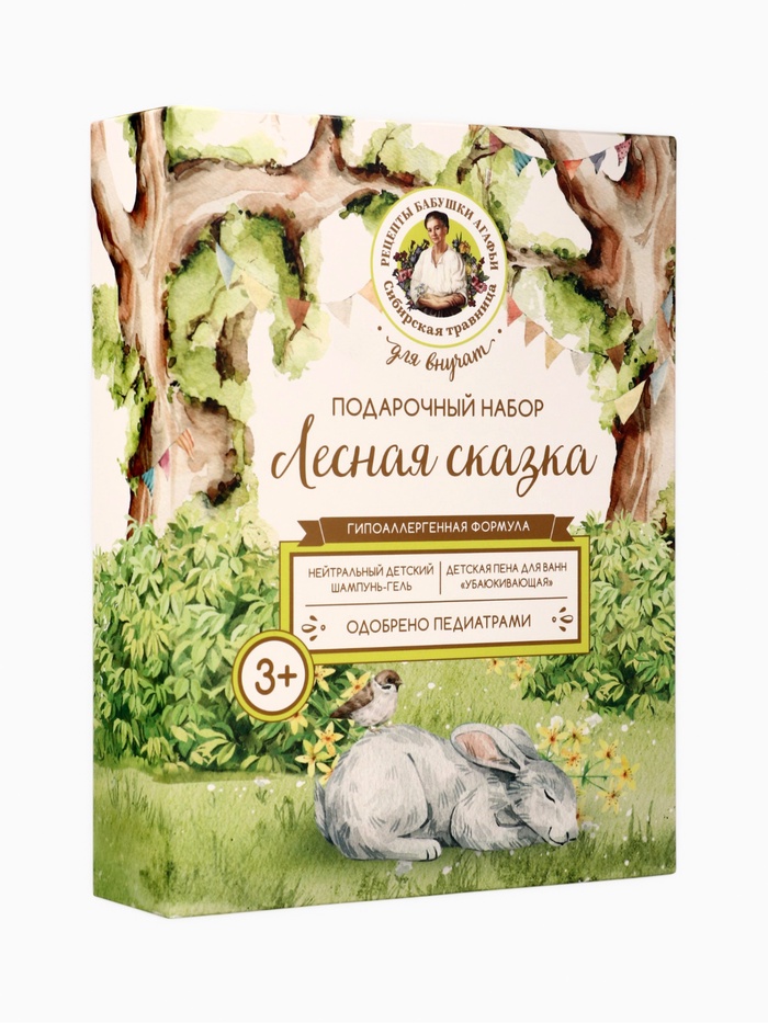 Подарочный набор для детей Рецепты Бабушки Агафьи Сибирская Травница «Лесная Сказка», 3+