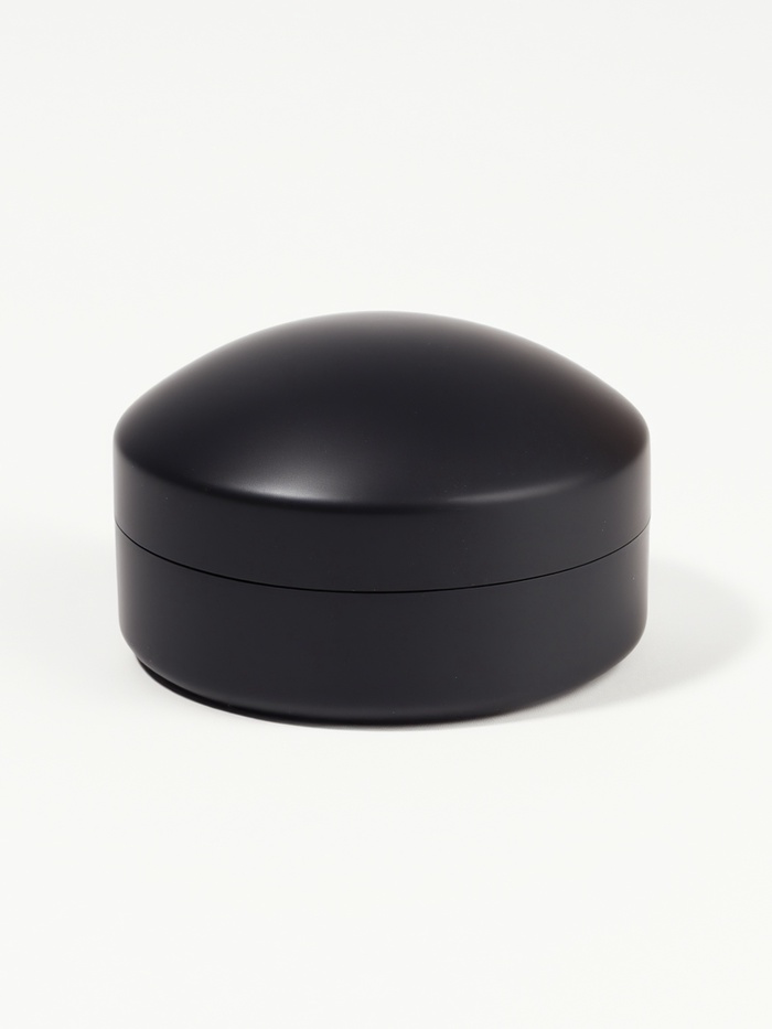 Расчёска массажная, круглая, складная, с зеркалом, d=7.5 см, цвет чёрный