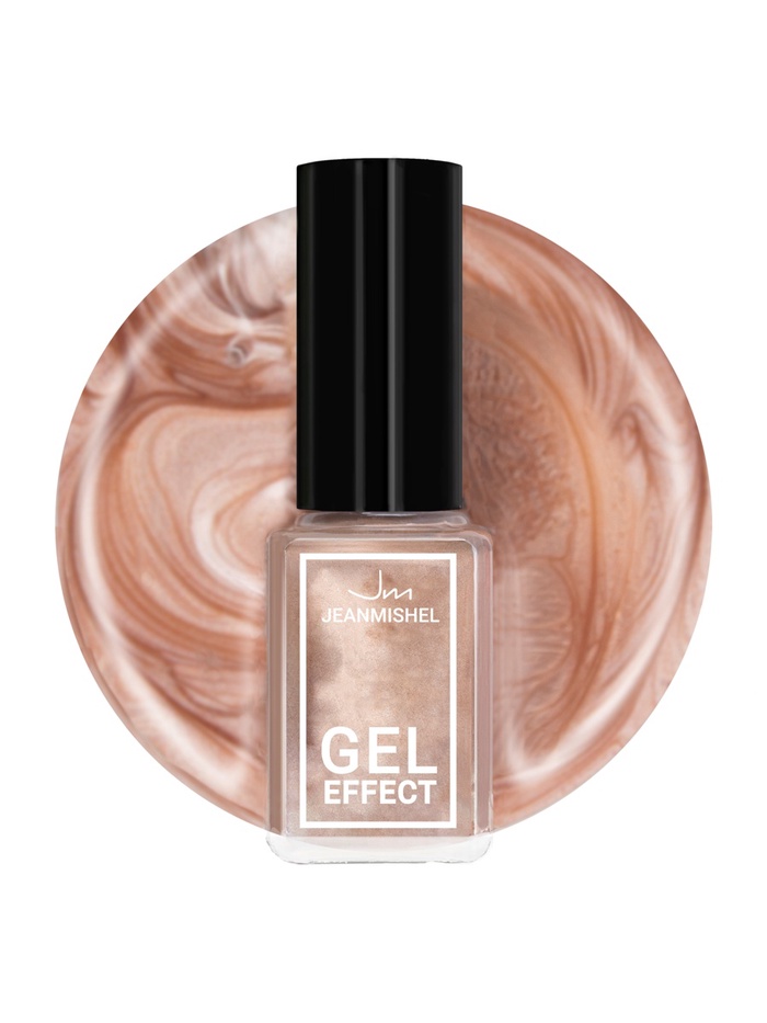 Лак для ногтей с эффектом геля Jeanmishel, тон 192, бежевый перламутровый, 6 мл