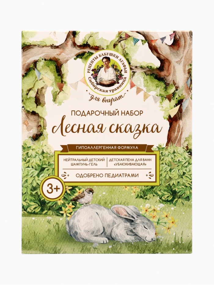Подарочный набор для детей Рецепты Бабушки Агафьи Сибирская Травница «Лесная Сказка», 3+