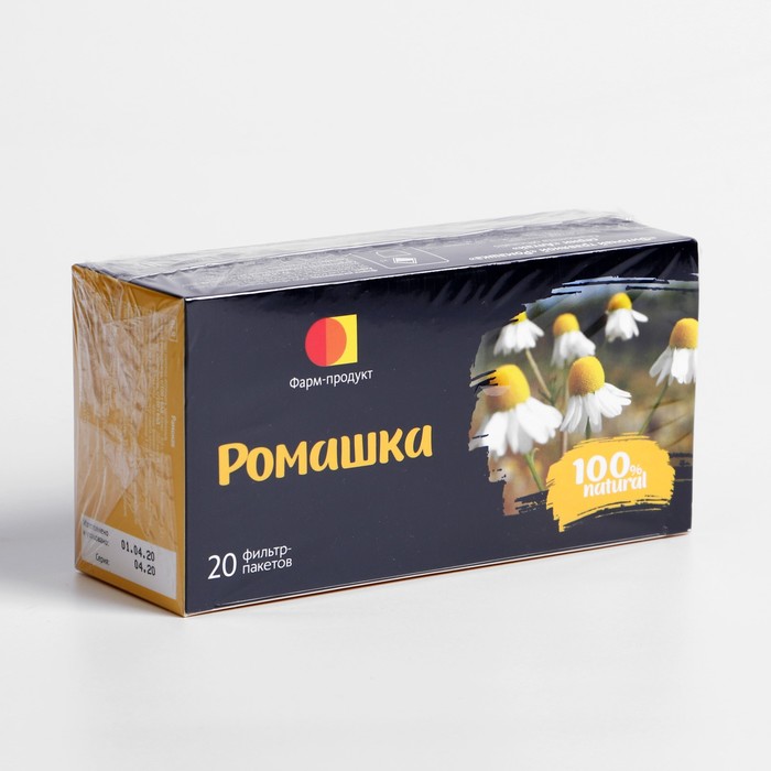 Фиточай травяной «Ромашка», 20 фильтр-пакетов по 1.5 г