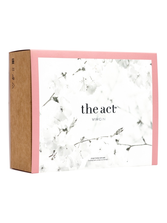 Подарочный набор для тела, молочко и масло для массажа Virgin The Act