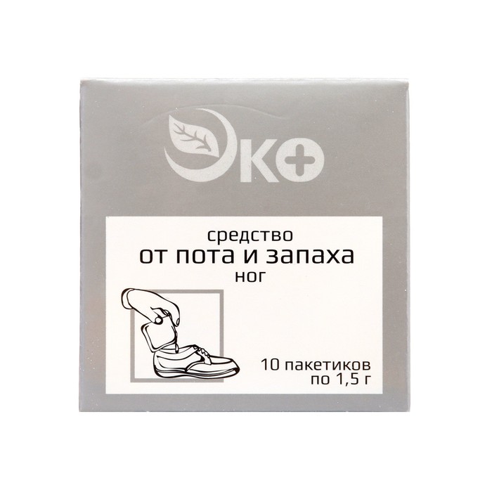 Средство от пота и запаха ног Экотекс, 3 шт. по 10 пакетиков