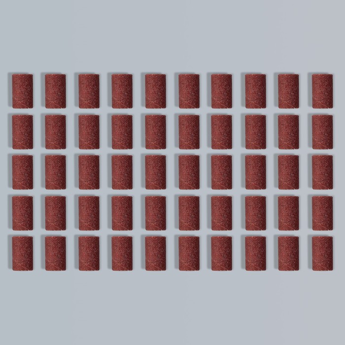 Насадки для педикюра, 100 шт., абразивность 180, в футляре