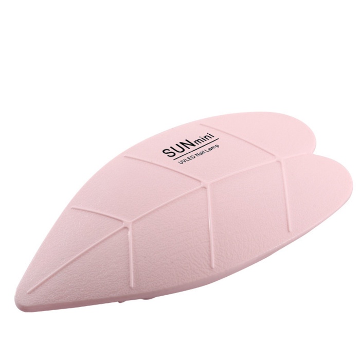 Лампа для маникюра LUF-09, UV/LED, 6 диодов, 6 Вт, USB, розовая