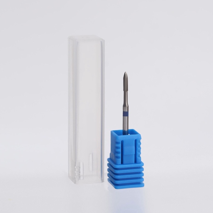 Фреза для маникюра, безопасная, 6 граней, 1, 2×8 мм, в пластиковом футляре