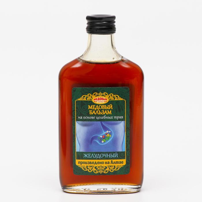 Безалкогольный алтайский медовый бальзам на травах «Желудочный», 250 мл