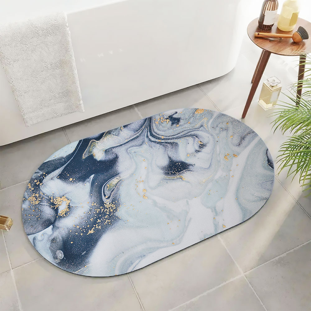 ! Коврик диатомитовый овал 50*80см Roomis G-3