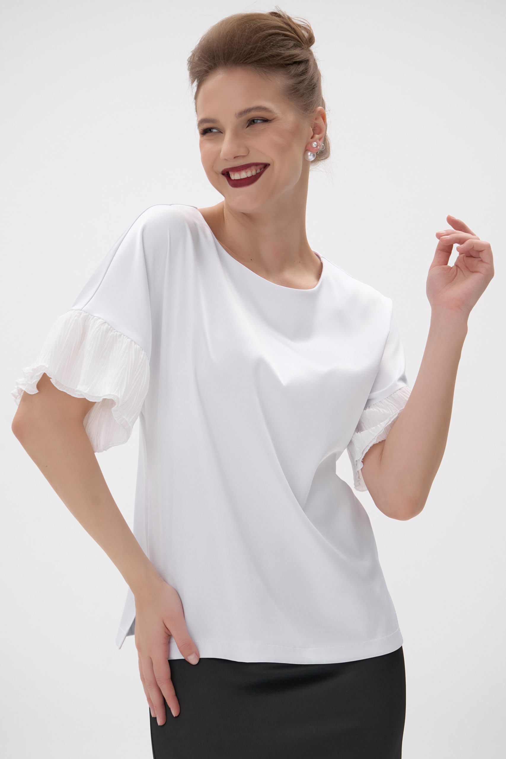 Блузка Луана (белый)