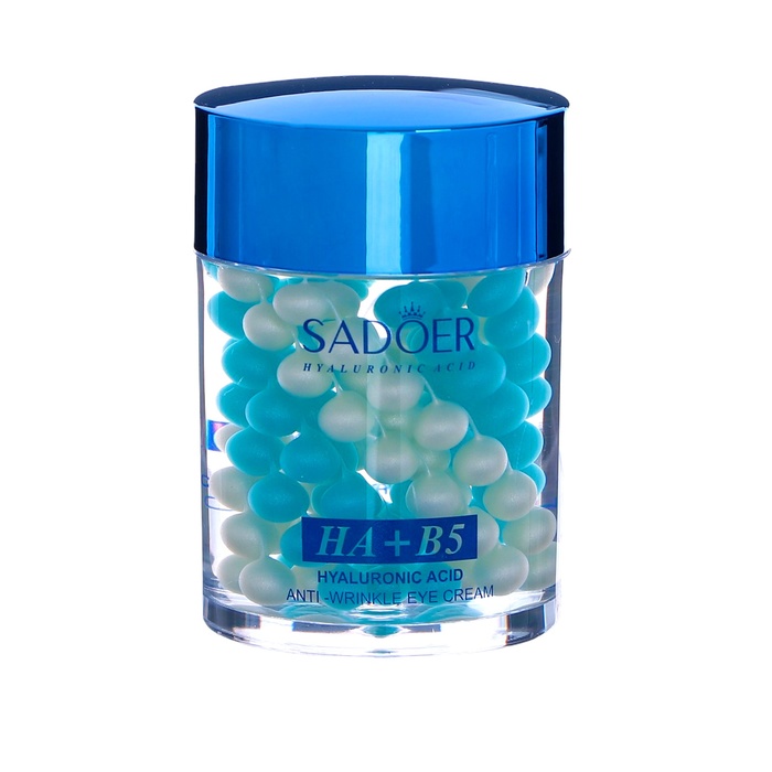 Питательный крем для глаз SADOER с гиалуроновой кислотой и витамином В5, 60 г