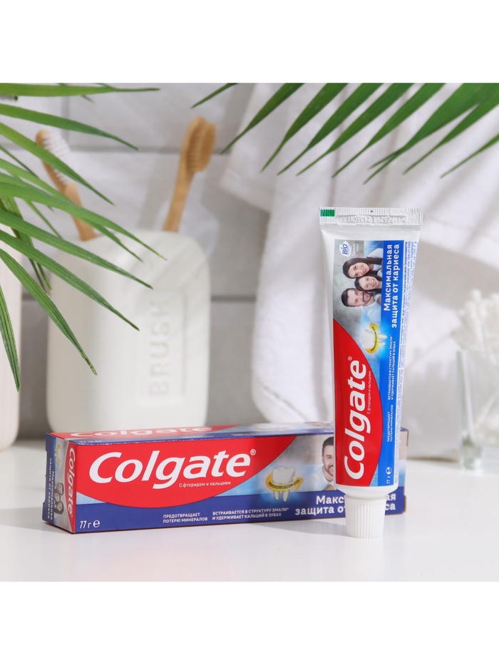 Зубная паста Colgate «Максимальная защита от кариеса», свежая мята, 50 мл