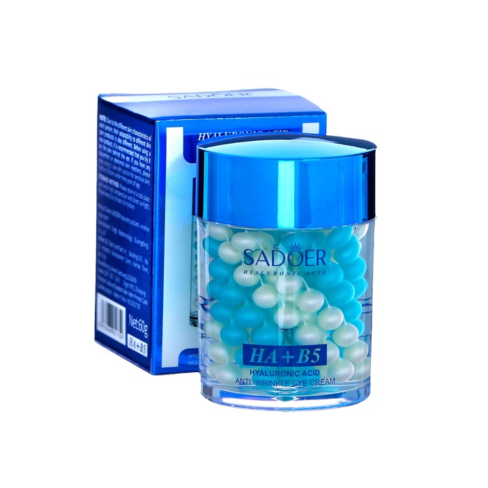 Питательный крем для глаз SADOER с гиалуроновой кислотой и витамином В5, 60 г