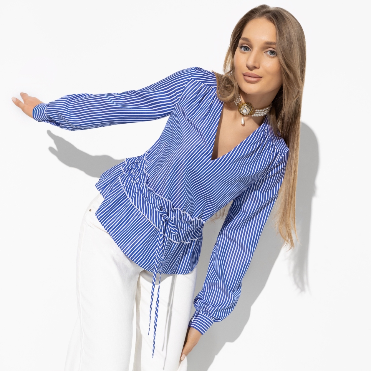 СТ. ЦЕНА 1390 руб//Блуза, Стильный эффект