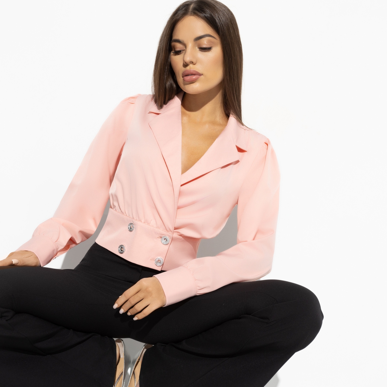 СТ. ЦЕНА 1550 руб//Блуза, Хитрая мадемуазель