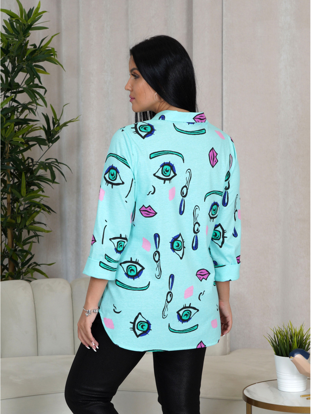 Жанетта туника женская (ментол)