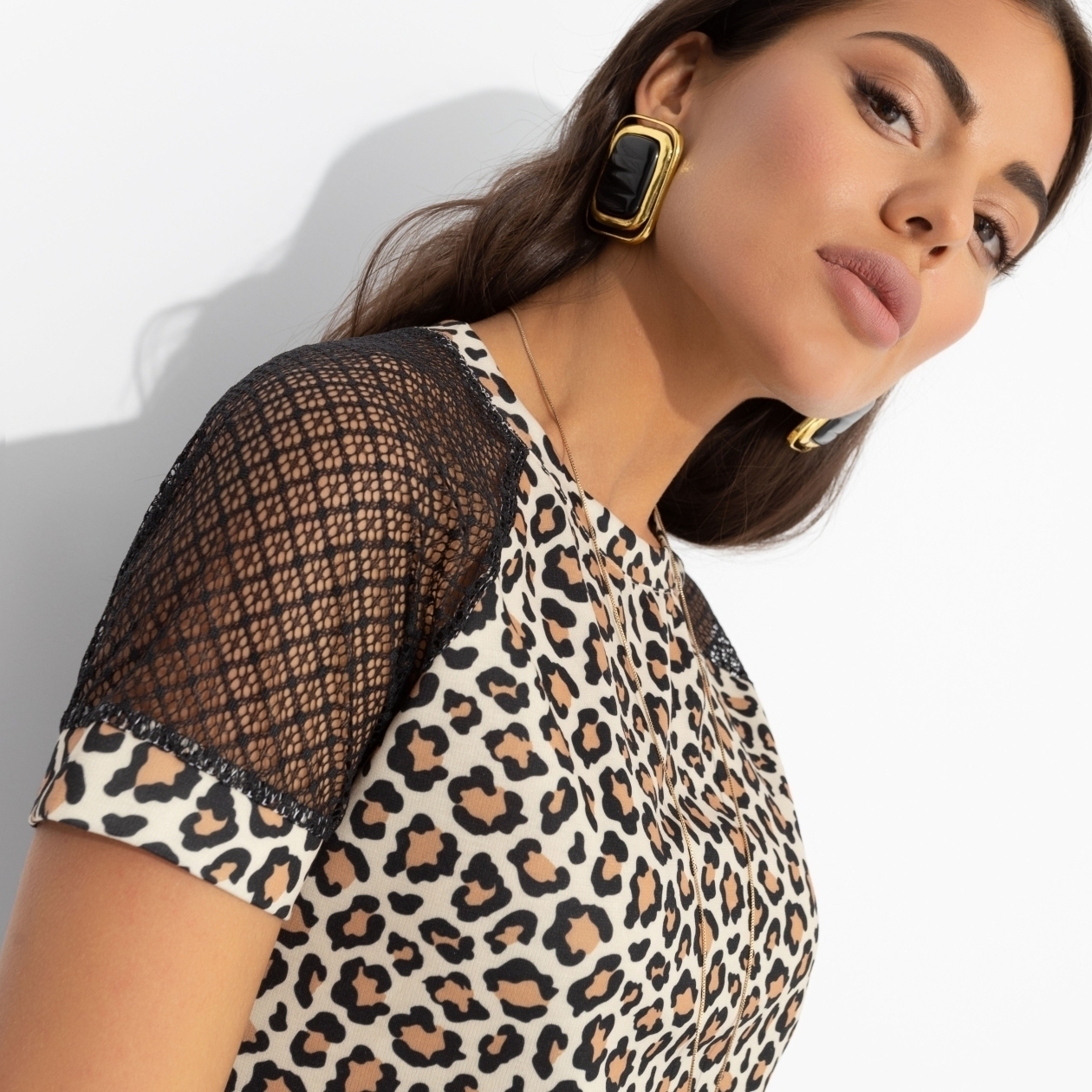 СТ. ЦЕНА 1190 руб//Футболка с анималистичным принтом, Талант перемен (animal)