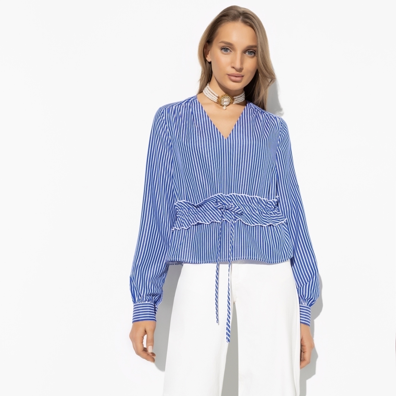 СТ. ЦЕНА 1390 руб//Блуза, Стильный эффект