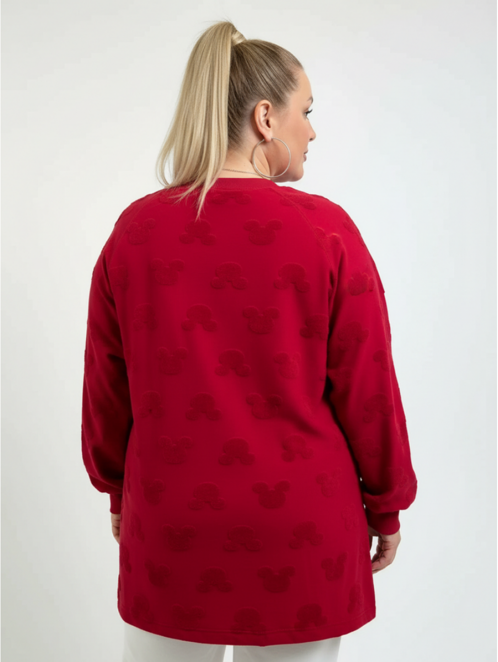 Ребека свитшот женский (махра Микки бордо)