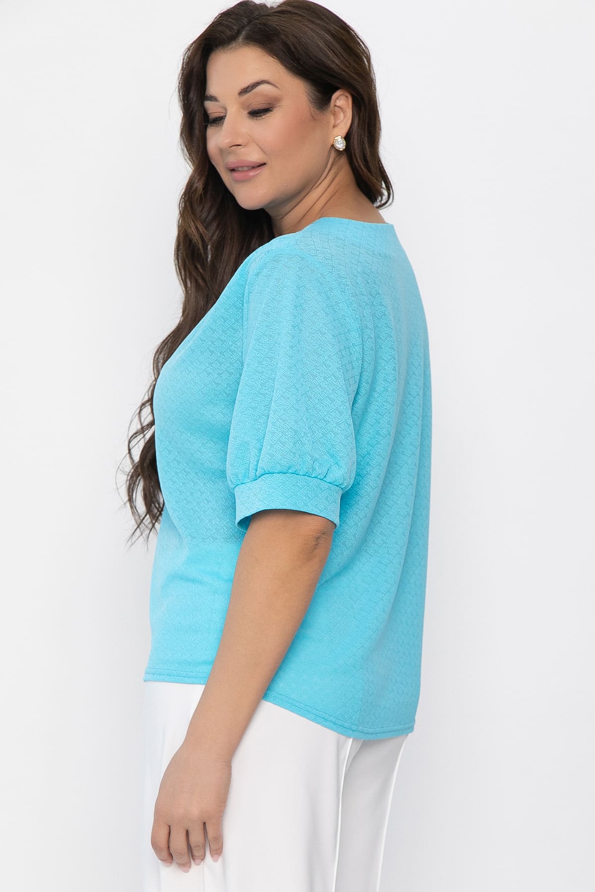 Блуза Лара (голубая) Б13856-3М