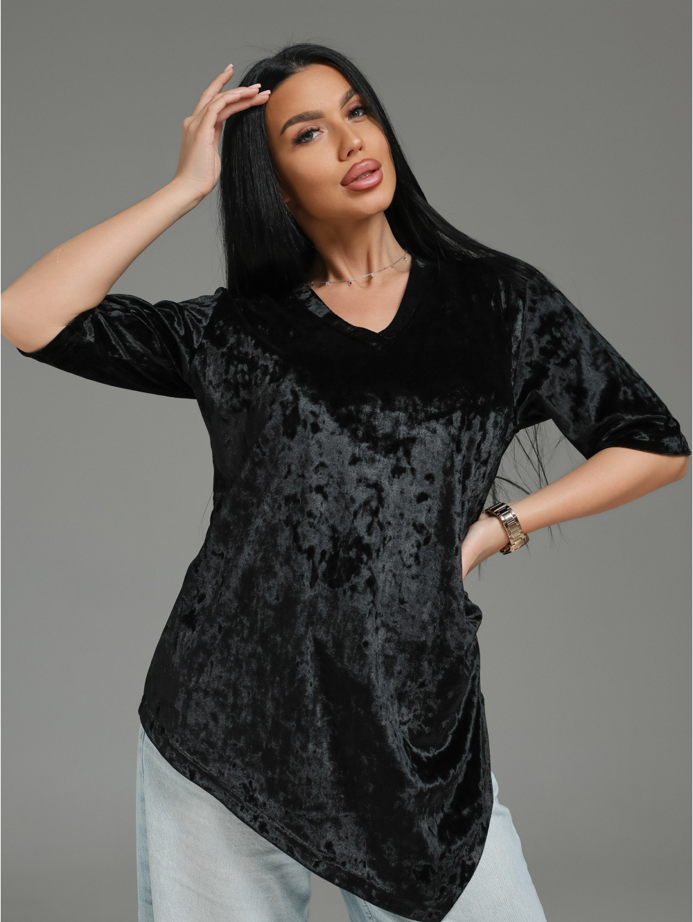 Мия футболка женская (черный)