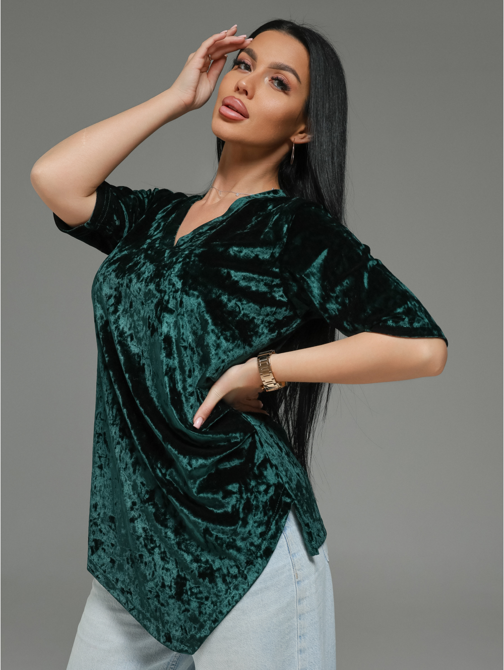 Мия футболка женская (изумруд)