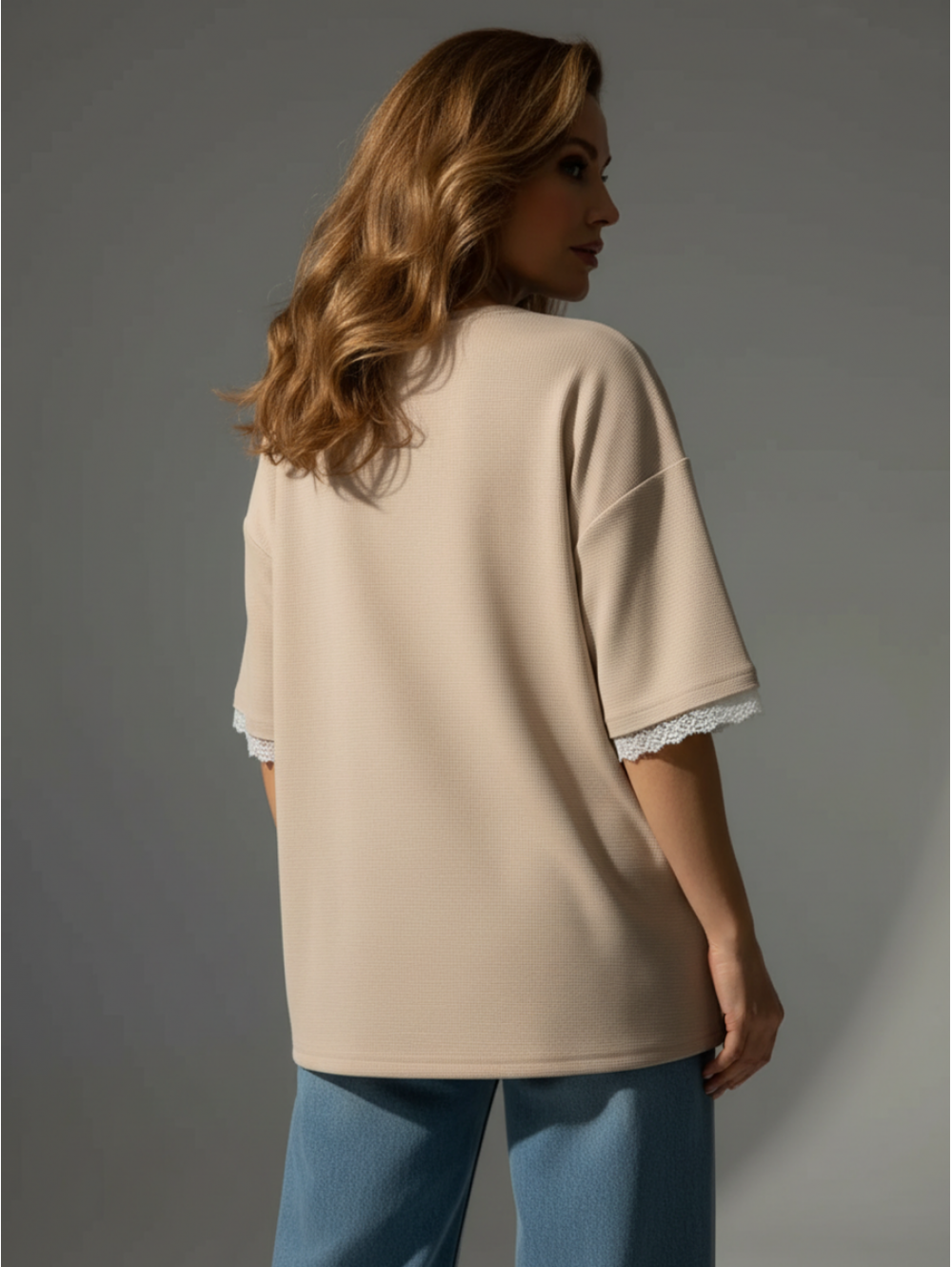 Романс футболка женская (бежевый)