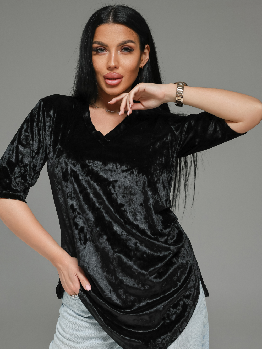 Мия футболка женская (черный)