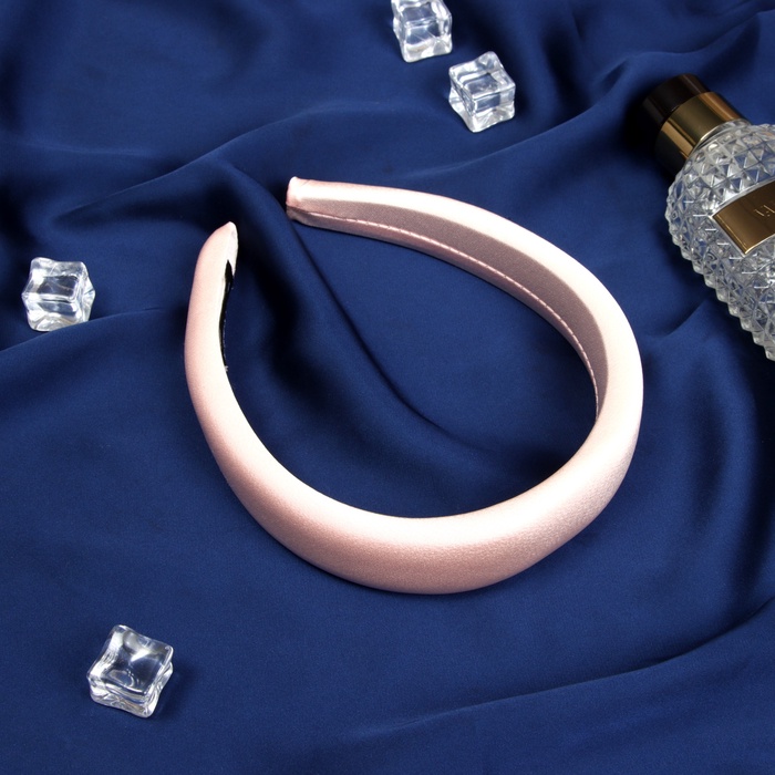 Ободок для волос QF «Жаннет», галант объём, 3 см, розовый