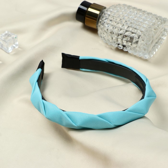 Ободок для волос «Коса» однотон, 1.8 см, МИКС